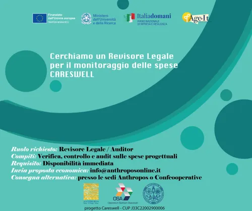 INVITO A CANDIDATURE CON PROFILO DI AUDITOR PROGETTO CARESWELL