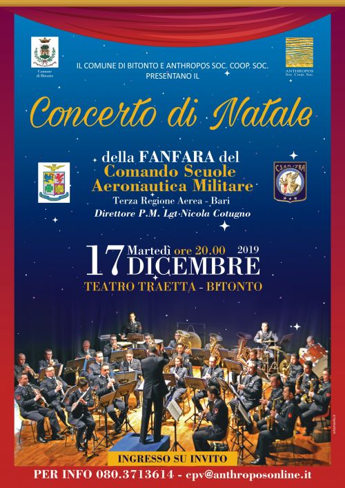 CONCERTO DI NATALE 2019 - Fanfara del Comando Scuole Aeronautica Militare